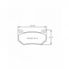 Plaquettes de frein Pagid S4349 RS14,RS42