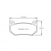 Plaquettes de frein Pagid S4349 RS14,RS42