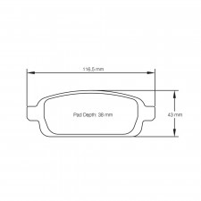 Plaquettes de frein Pagid S4939 RS44