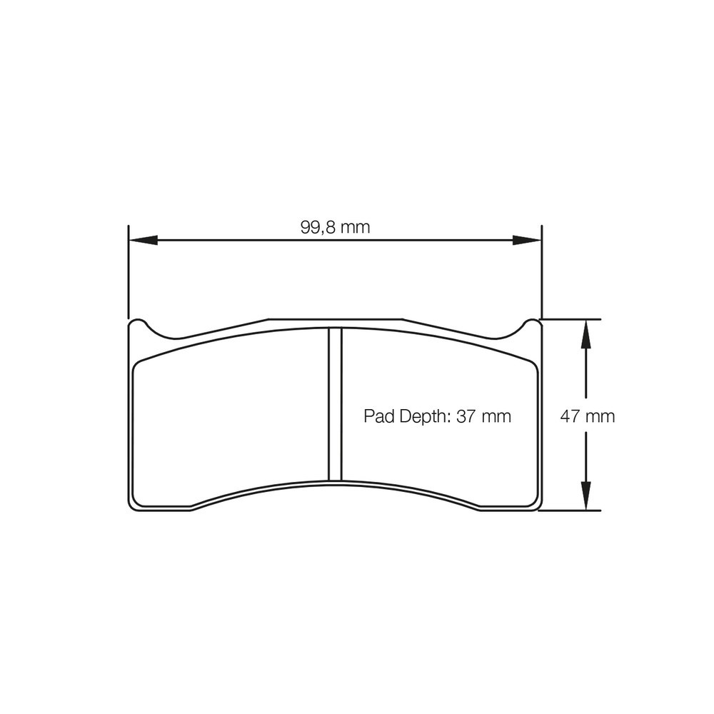 Plaquettes de frein Pagid S8000 RS42 - PA-8000-RS.42 - E8000R4201 - 4056029011271