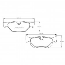 Plaquettes de frein Pagid S8035 RS44
