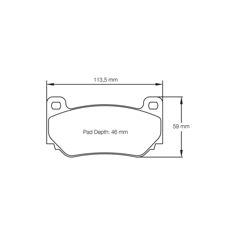 Plaquettes de frein Pagid S8076 RS14 - PA-8076-RS.14 - E8076R1401 - 4056029009858