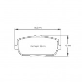 Plaquettes de frein Pagid S8077 RS44