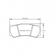 Pagid brake pads S8078 RS42