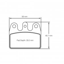Pagid Karting brake pads S5100 K1
