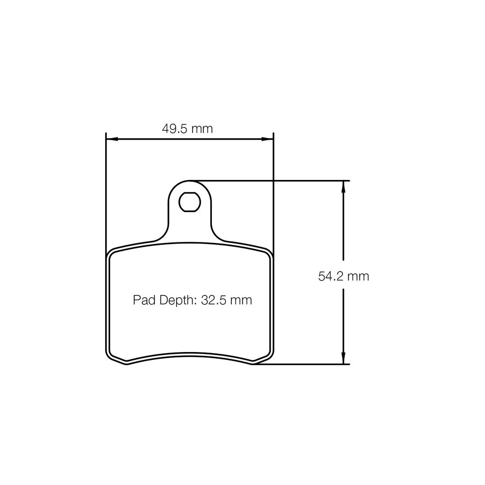 Plaquettes de frein Karting Pagid S5103 K1 - PA-5103-K.K1 - S5103K01001