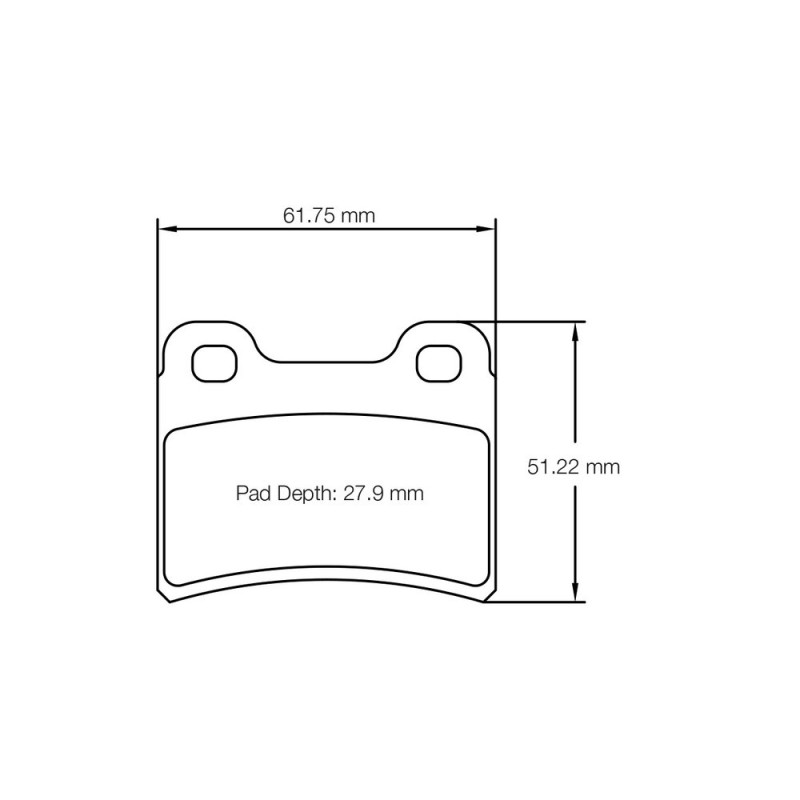 Pastiglie freno karting Pagid S5105 K1 - PA-5105-K.K1 - S5105K01001