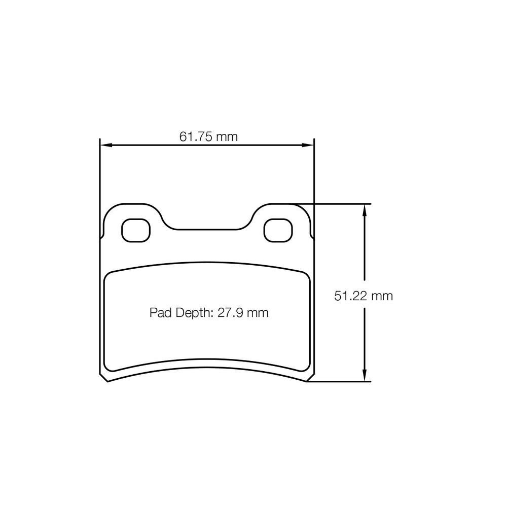 Plaquettes de frein Karting Pagid S5105 K1 - PA-5105-K.K1 - S5105K01001