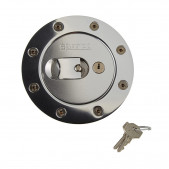 Tankdeckel / Tankklappe Aero 400 120mm + Schlüssel Sparco