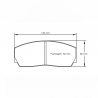 Plaquettes de frein Pagid rodées S1361 RST1,RST3