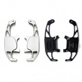 VWR - Palettes aluminium pour S-Tronic - Finition Titane - A4 et S4 & RS4(B9) / A5 & S5 et RS5 (B9) / A3,S3,RS3 (Volant Audi Spo