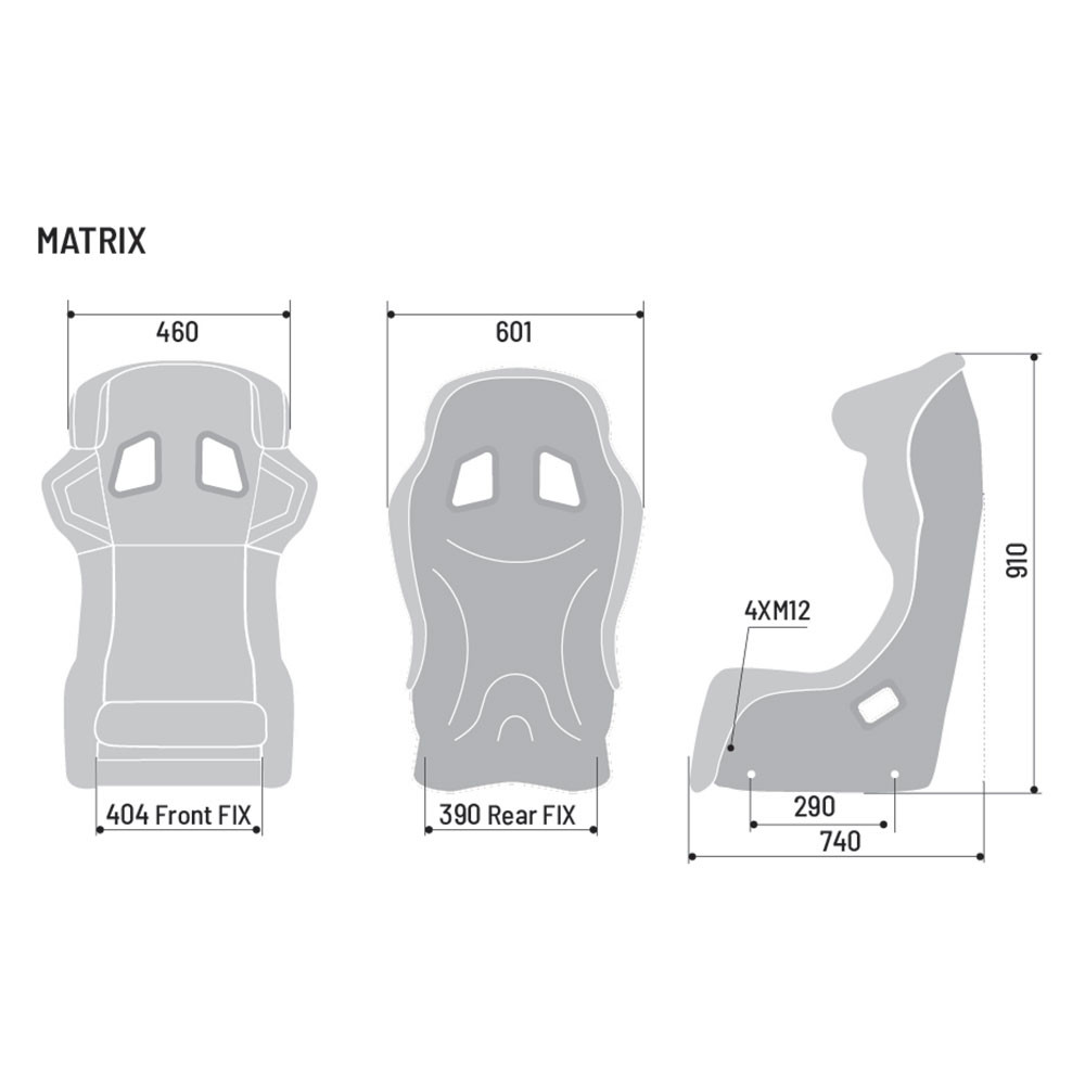 Sedile Sparco Matrix - 008036S.N - 008036SNR - 8033280495053