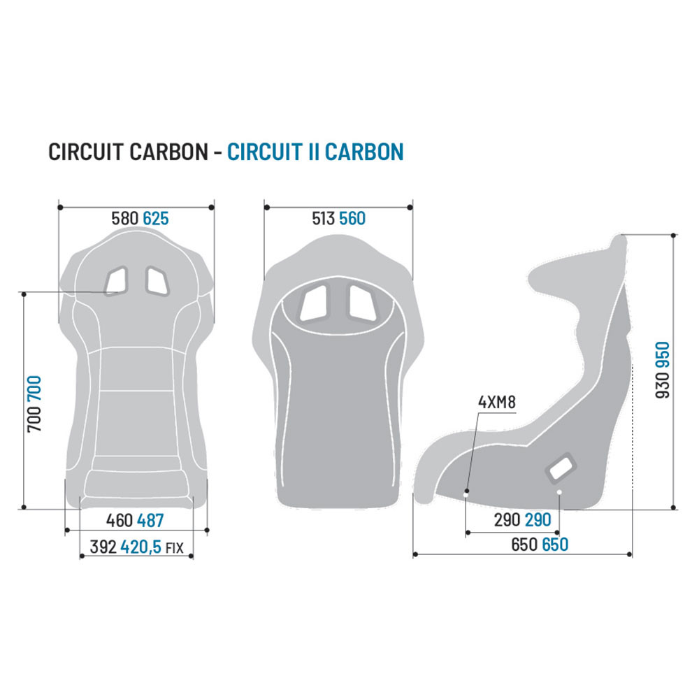 Sparco Circuit II Carbon Schalensitz - 008011ZNR - 008011ZNR - 8033280483128