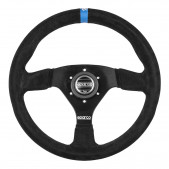 Lenkrad Sparco 383 Logo retournierte Haut schwarz
