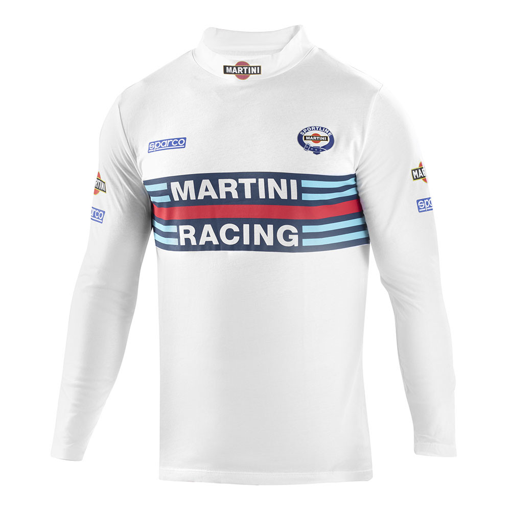T-shirt Sparco Martini Racing a manica lunga - 002206MR.BL.L - 002206MRBI3L - 8033280495251