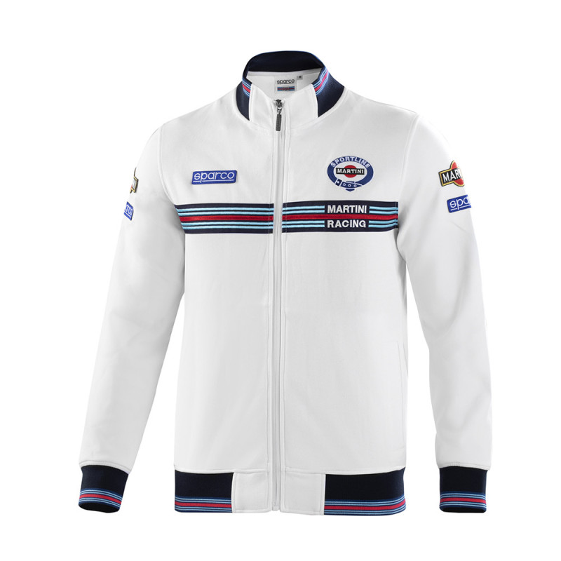 Martini Racing Sweatshirt mit Reißverschluss - 01278MR.G.3XL - 01278MRGR6XXX