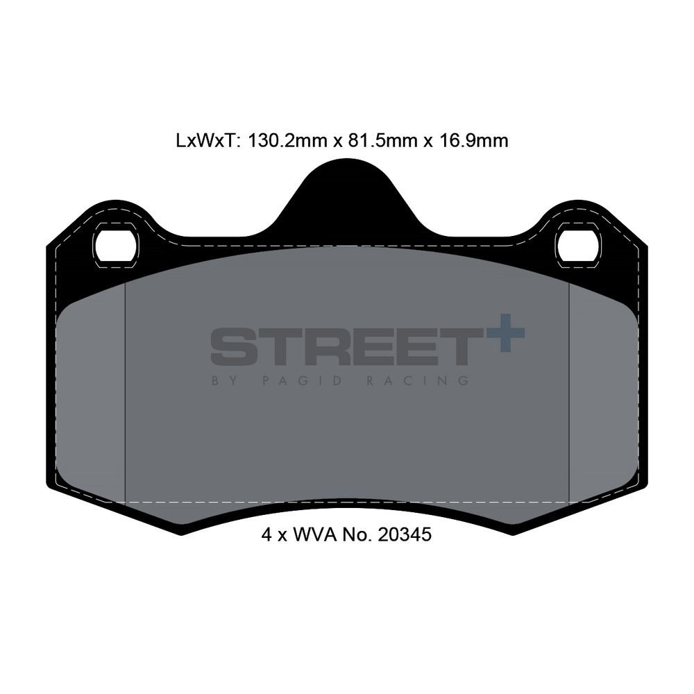 Pastiglie freno Pagid T8000 Street+ - PA-8000.ST - T8000SP2001 - 4056029064543