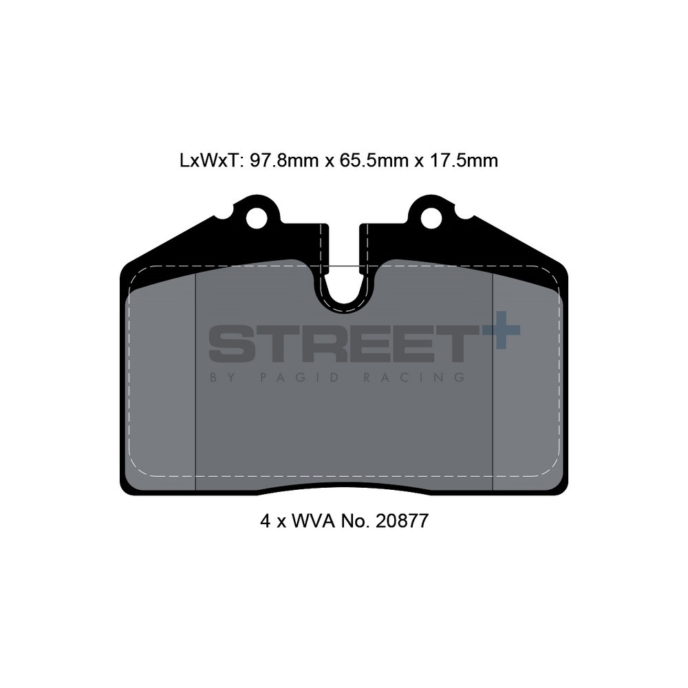 Pastiglie freno Pagid T8002 Street+ - PA-8002.ST - T8002SP2001 - 4056029064550