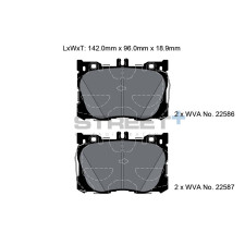 Pastiglie freno Pagid T8015 Street+