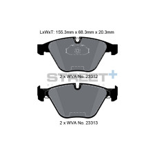 Plaquettes de frein Pagid T8024 Street+