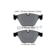 Plaquettes de frein Pagid T8025 Street+