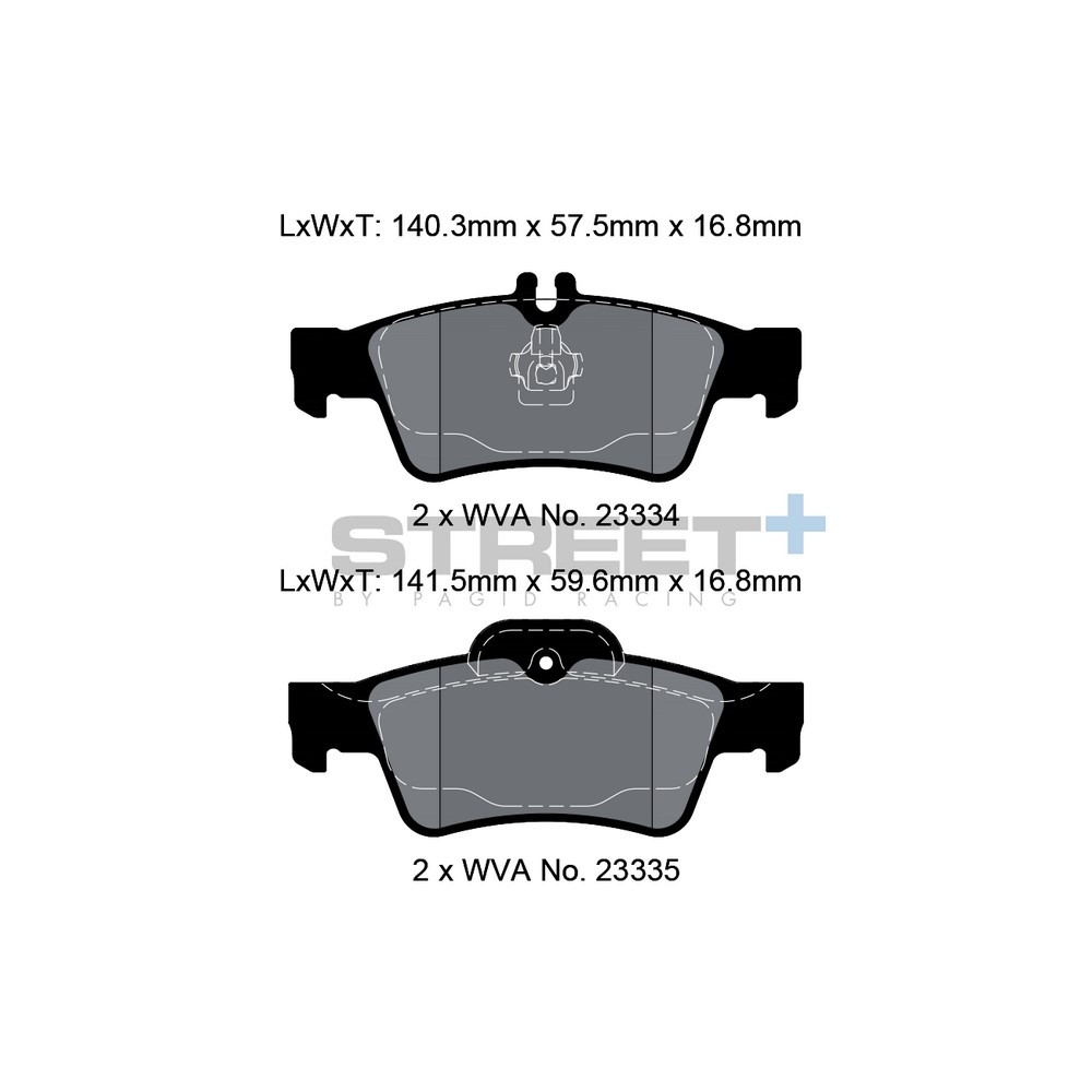 Pastiglie freno Pagid T8029 Street+ - PA-8029.ST - T8029SP2001 - 4056029064796