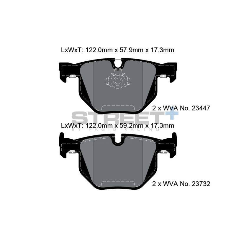 Pastiglie freno Pagid T8031 Street+ - PA-8031.ST - T8031SP2001 - 4056029064819