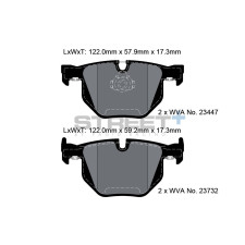 Street+ Pagid brake pads T8031