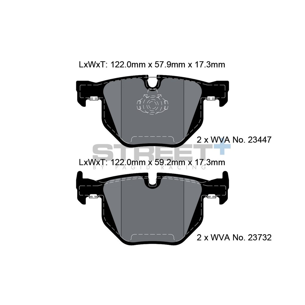 Pastiglie freno Pagid T8031 Street+ - PA-8031.ST - T8031SP2001 - 4056029064819
