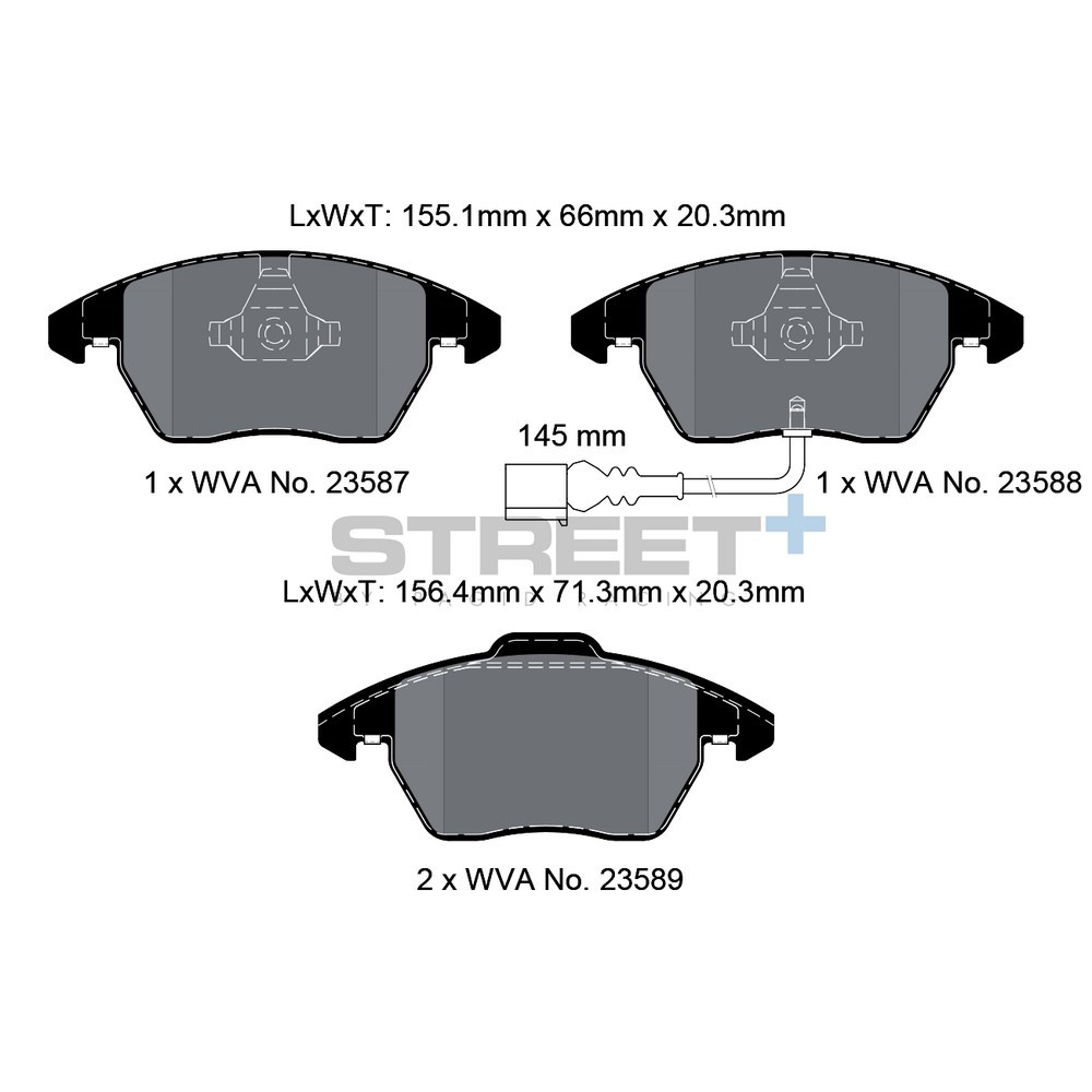 Pastiglie freno Pagid T8033 Street+ - PA-8033.ST - T8033SP2001 - 4056029064826