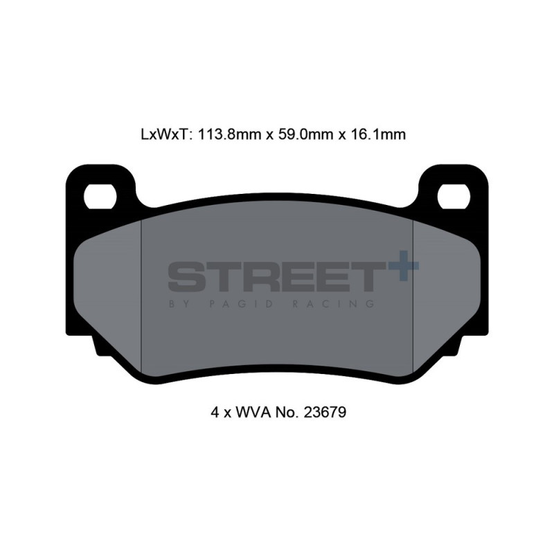 Pastiglie freno Pagid T8035 Street+ - PA-8035.ST - T8035SP2001 - 4056029064833