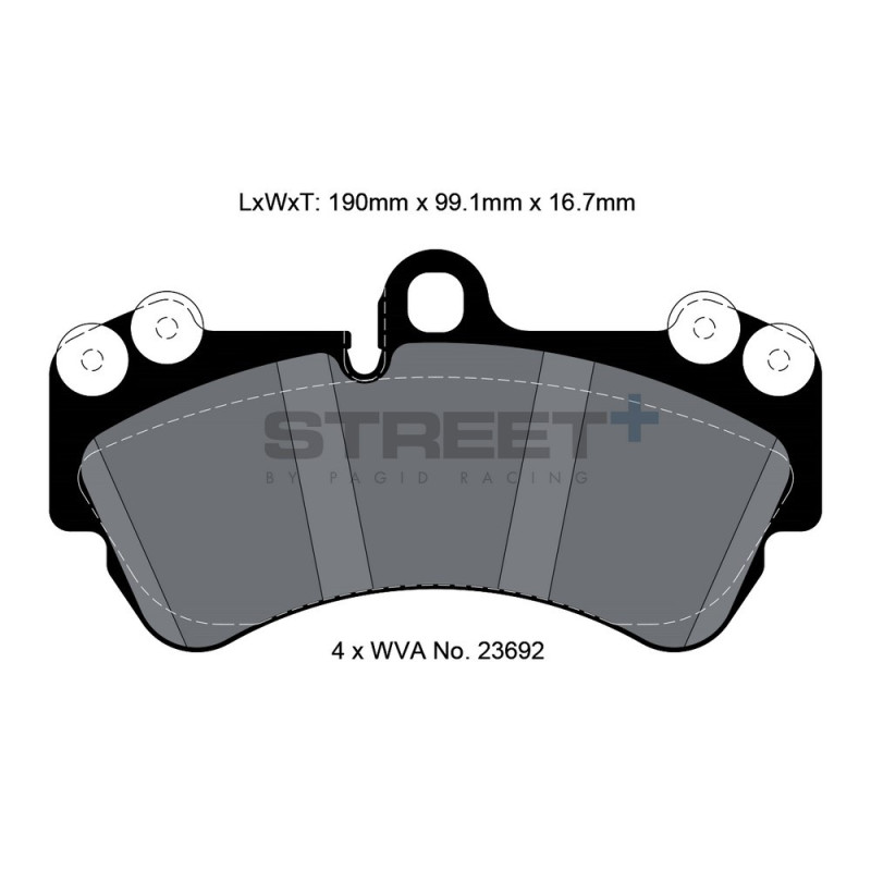 Pastiglie freno Pagid T8037 Street+ - PA-8037.ST - T8037SP2001 - 4056029064840