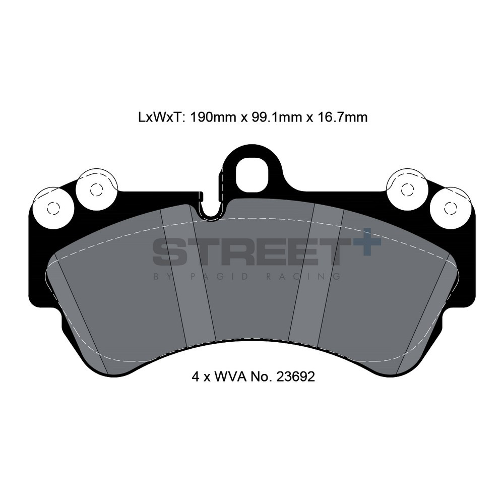 Pastiglie freno Pagid T8037 Street+ - PA-8037.ST - T8037SP2001 - 4056029064840