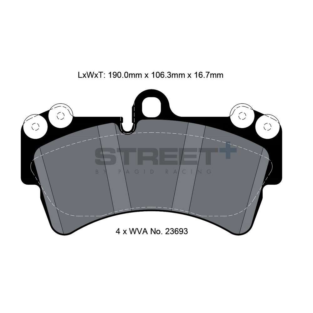 Pastiglie freno Pagid T8038 Street+ - PA-8038.ST - T8038SP2001 - 4056029064857