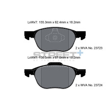Street+ Pagid brake pads T8041