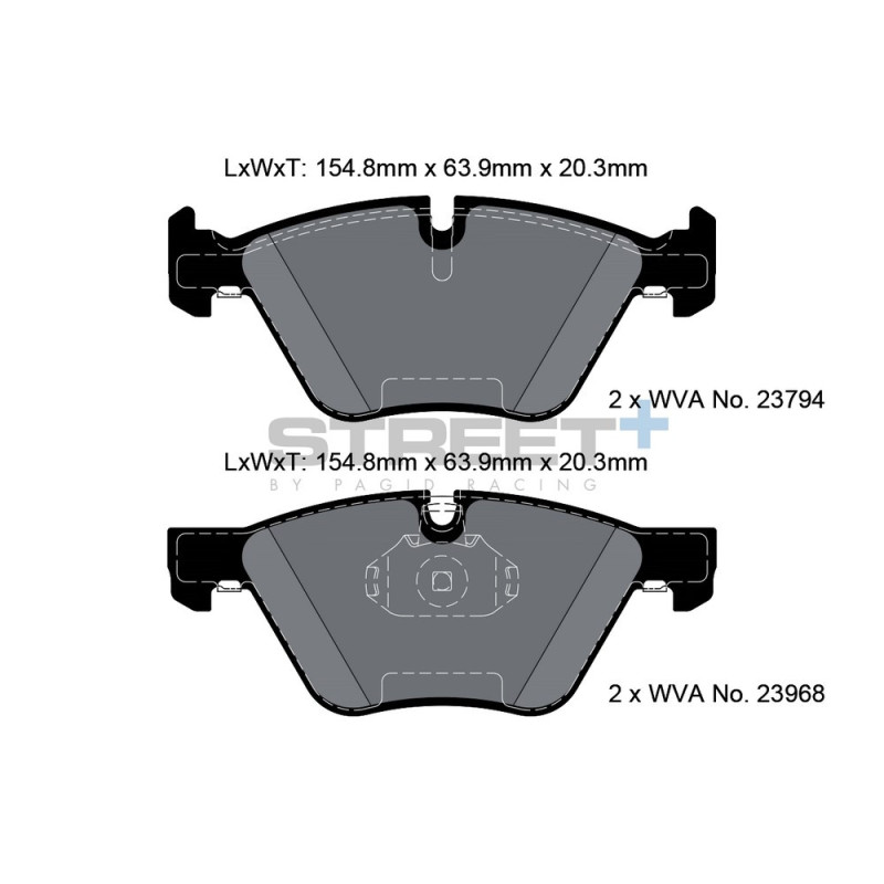 Pastiglie freno Pagid T8045 Street+ - PA-8045.ST - T8045SP2001 - 4056029064918
