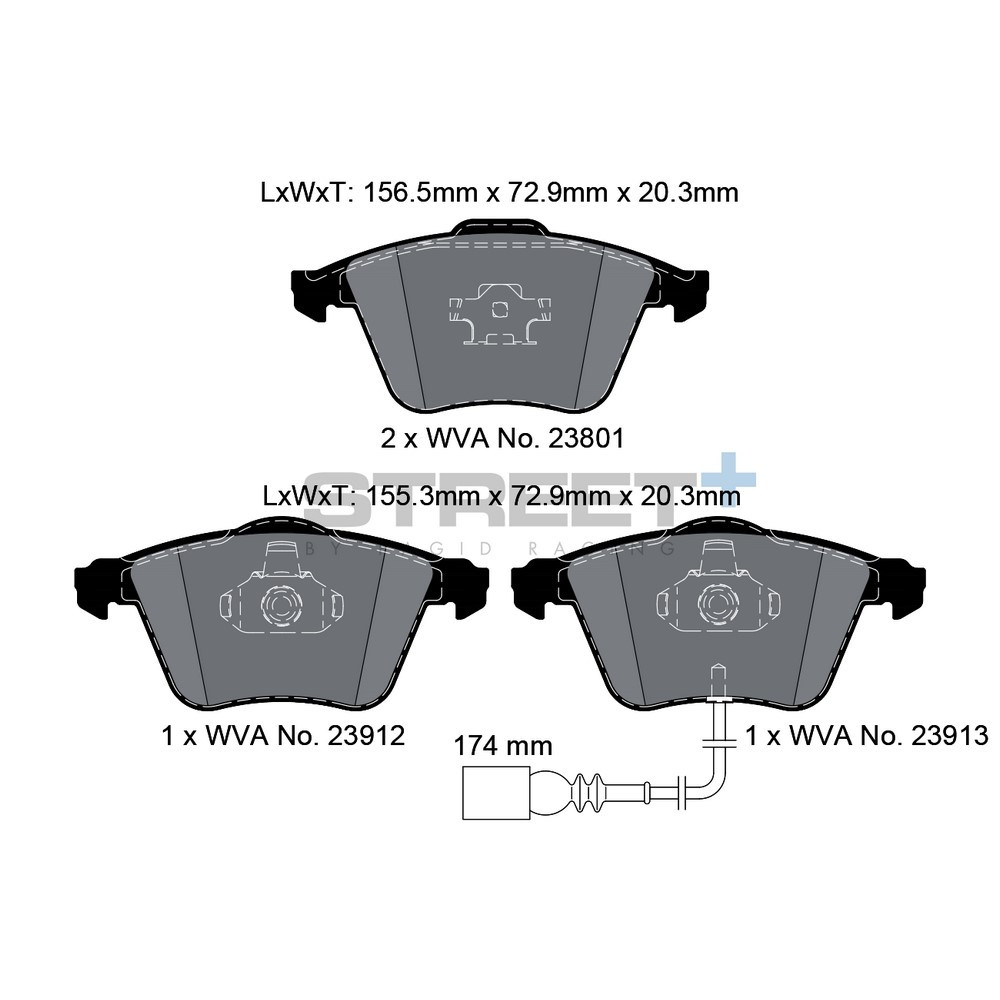 Pastiglie freno Pagid T8046 Street+ - PA-8046.ST - T8046SP2001 - 4056029064925
