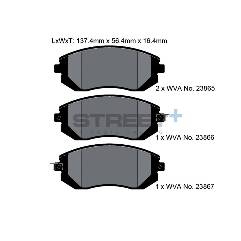 Pastiglie freno Pagid T8047 Street+ - PA-8047.ST - T8047SP2001 - 4056029064949