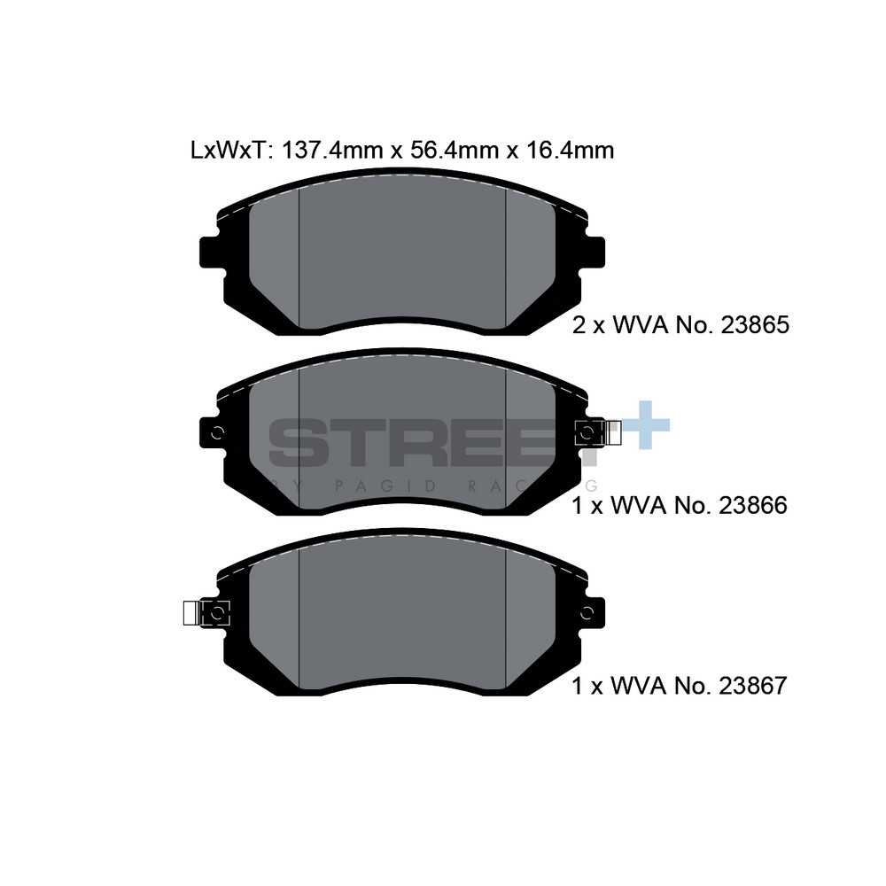 Pastiglie freno Pagid T8047 Street+ - PA-8047.ST - T8047SP2001 - 4056029064949
