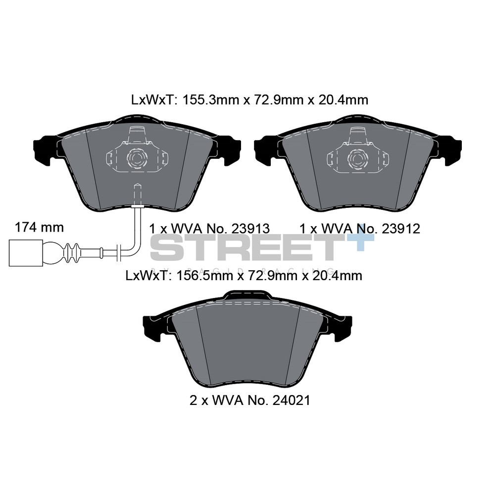 Pastiglie freno Pagid T8048 Street+ - PA-8048.ST - T8048SP2001 - 4056029064963