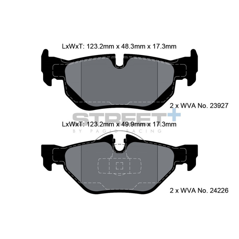 Pastiglie freno Pagid T8051 Street+ - PA-8051.ST - T8051SP2001 - 4056029064994
