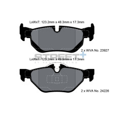 Pagid T8051 Street+ Bremsbeläge