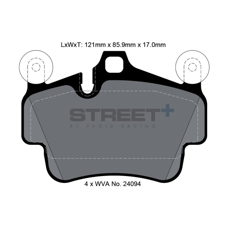 Pastiglie freno Pagid T8054 Street+ - PA-8054.ST - T8054SP2001 - 4056029065014