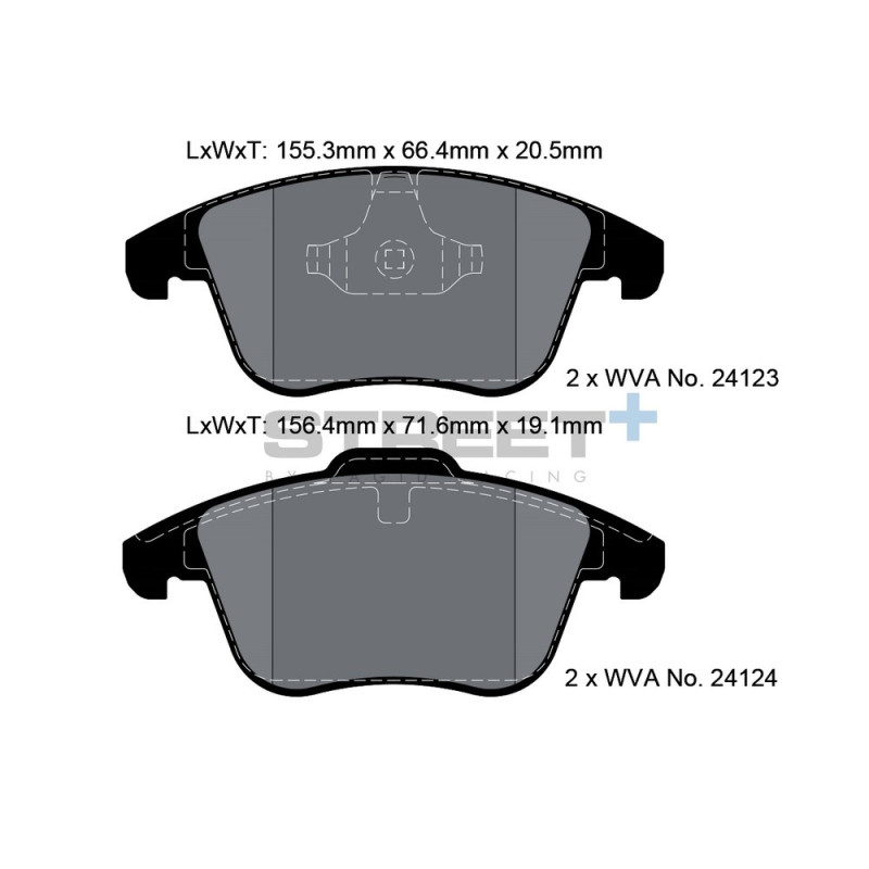Pastiglie freno Pagid T8056 Street+ - PA-8056.ST - T8056SP2001 - 4056029065038