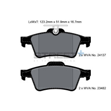Plaquettes de frein Pagid T8057 Street+