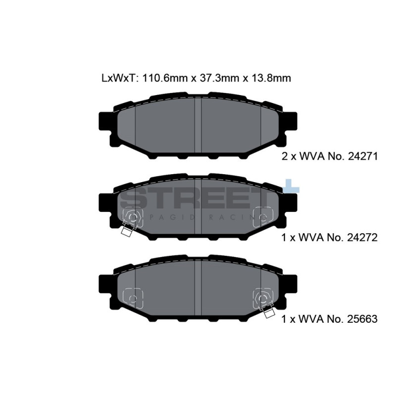 Pastiglie freno Pagid T8065 Street+ - PA-8065.ST - T8065SP2001 - 4056029065090