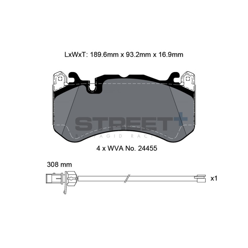 Pastiglie freno Pagid T8073 Street+ - PA-8073.ST - T8073SP2001 - 4056029065144