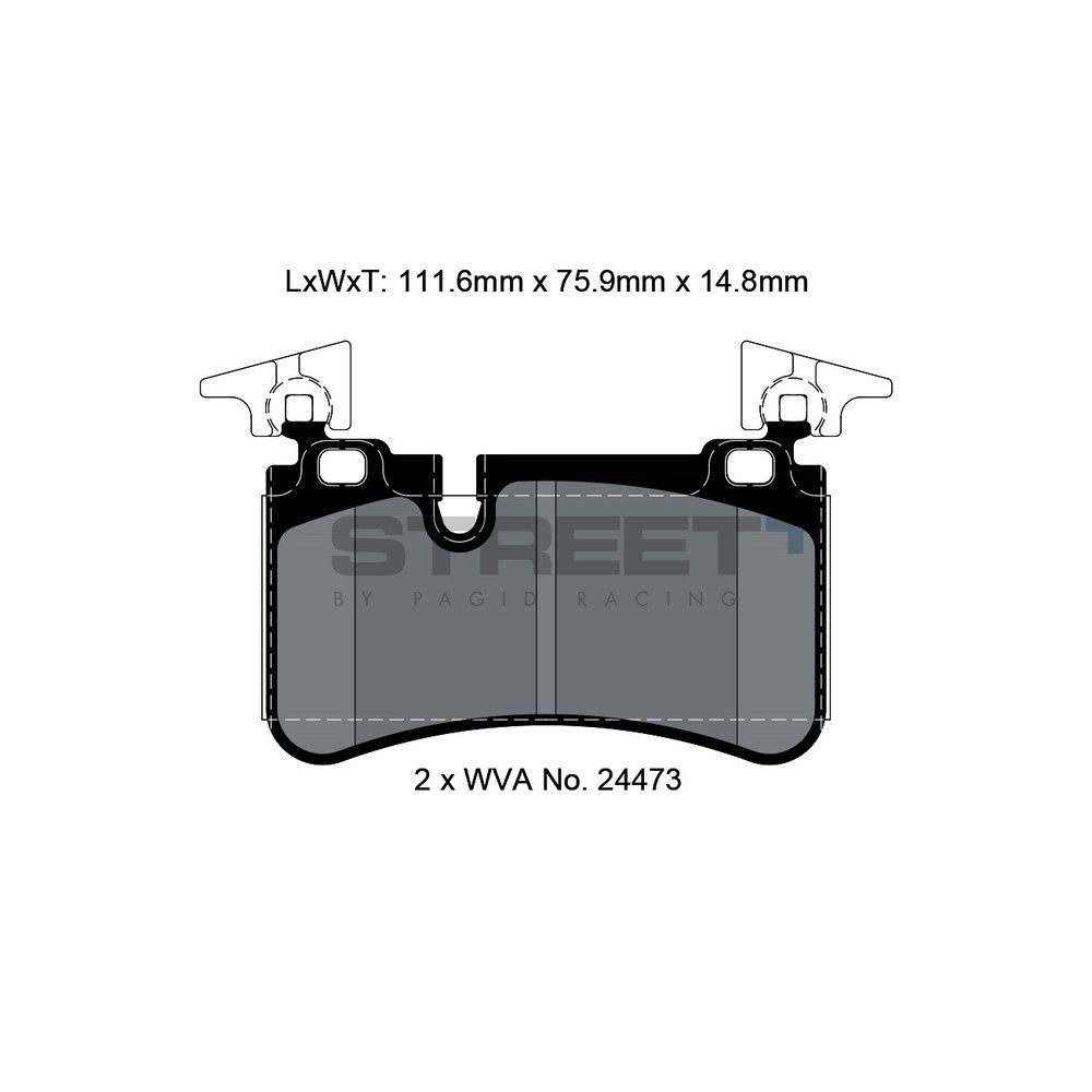 Pastiglie freno Pagid T8074 Street+ - PA-8074.ST - T8074SP2001 - 4056029065151