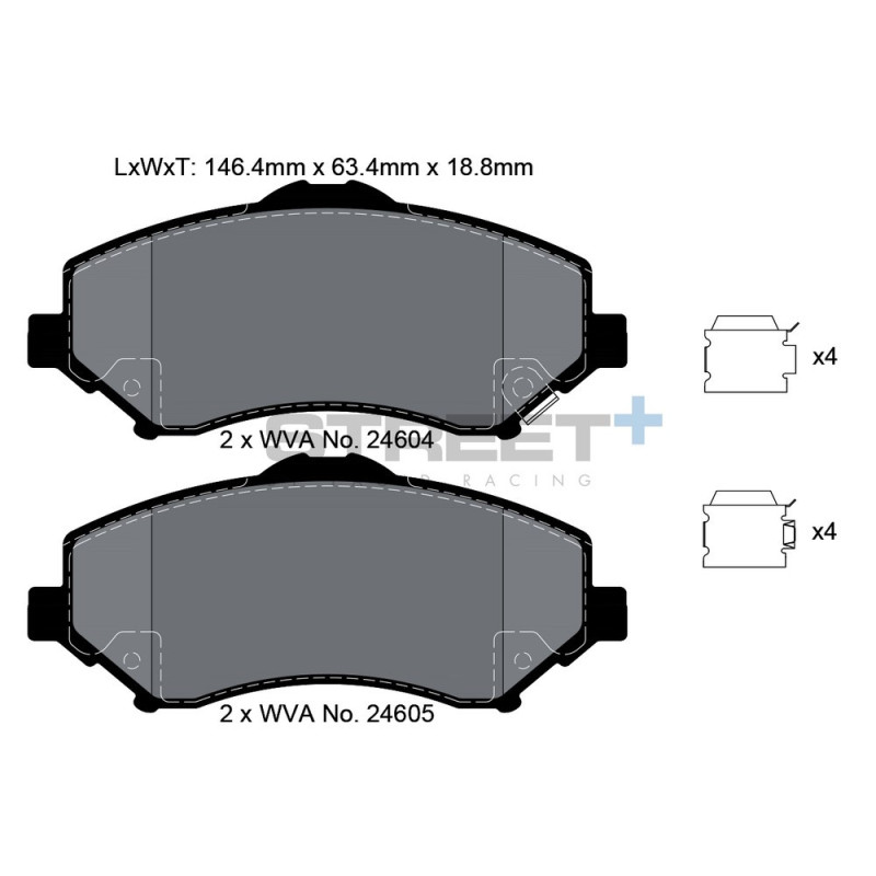 Pastiglie freno Pagid T8082 Street+ - PA-8082.ST - T8082SP2001 - 4056029065212