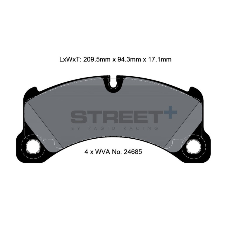 Pastiglie freno Pagid T8087 Street+ - PA-8087.ST - T8087SP2001 - 4056029065236